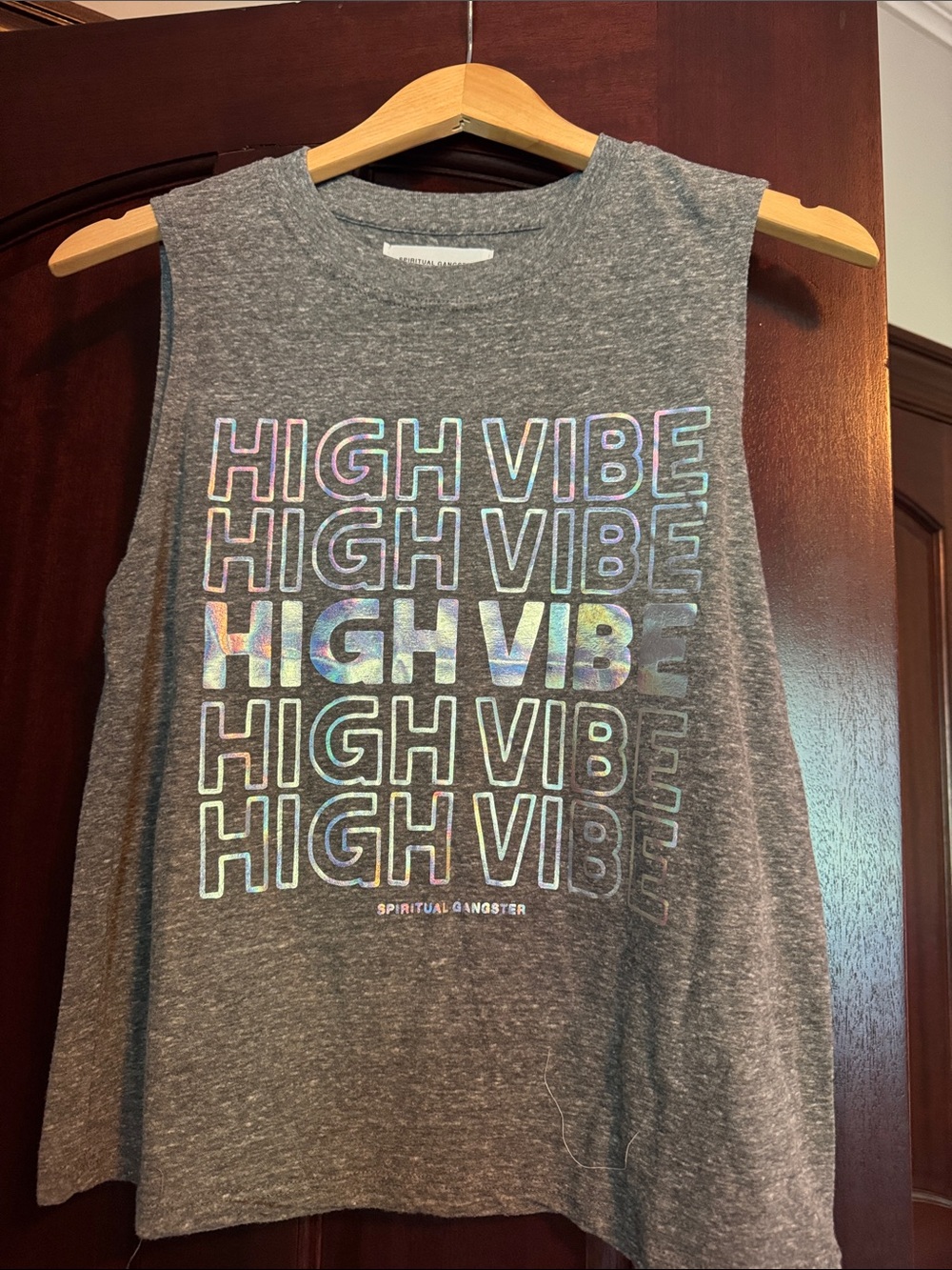 Spiritual Gangster with Holographic HIGH VIBE Print